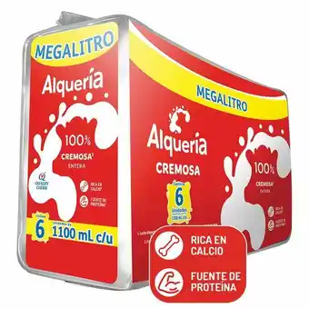 Leche entera alquería 6 und