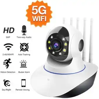 5g cámara seguridad wifi ip360 infrarrojo sensor 5 antena 3mp