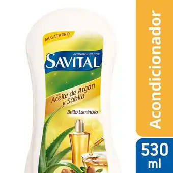 Acondicionador savital argan x 530 ml