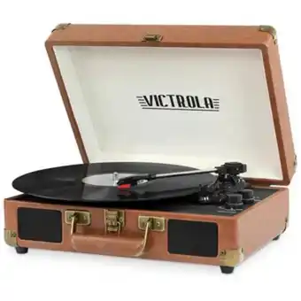 Linio Parlante tocadiscos retro con bluetooth victrola - café oferta