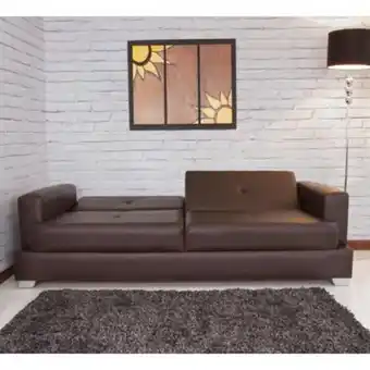 Linio Sofa cama kubik ecocuero cafe oferta