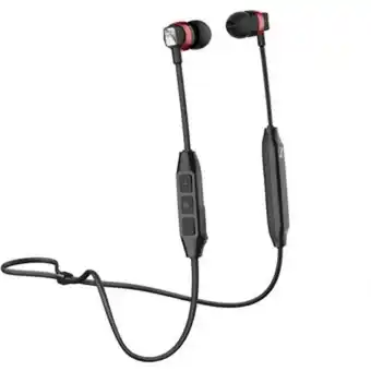 Linio Audífono sennheiser cx 120bt bluetooth hasta 6 horas negro/rojo oferta