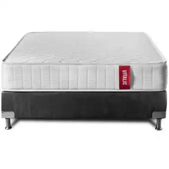 Linio Combo vitalic confort vital 120 x 190 x 24cm blanco oferta