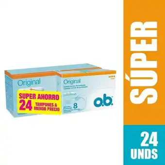 Of tampon super o.b. 24 und