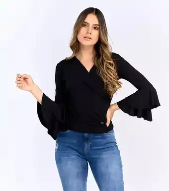 Derek Blusa manga larga con gola derek oferta