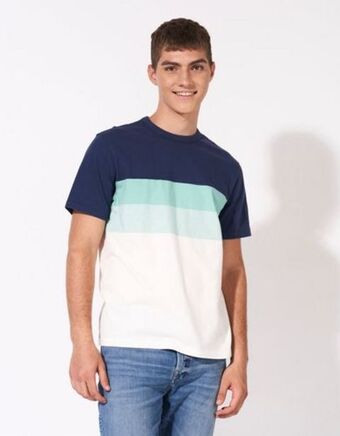 American Eagle Camiseta ae súper suave a rayas oferta