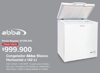 Makro Congelador Abba Blanco Horizontal 142lt oferta