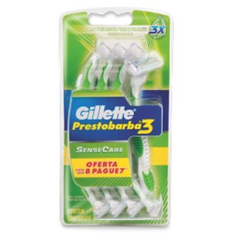 Makro Maquina de afeitar gillette prestobarba sense 8u oferta