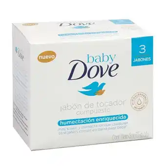 Droguerías Colsubsidio Jabón de tocador dove baby humectación enriquecida oferta