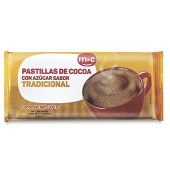 Makro Pastillas de cocoa con azucar sabor tradicional m&c 500g oferta