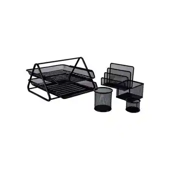 Panamericana Kit de oficina en malla de metal, 5 piezas oferta