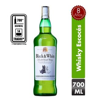 Makro Whisky black & white 700ml oferta