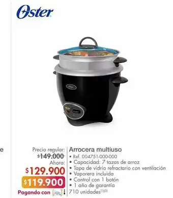 Metro Arrocera multiuso oster oferta