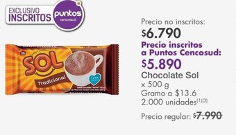 Metro Chocolate sol x 500g oferta