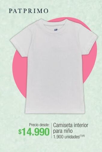 Jumbo Camiseta interior para niño oferta