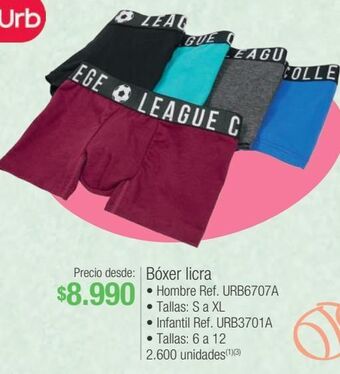 Jumbo Bóxer licra oferta
