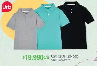 Jumbo Camisetas tipo polo oferta