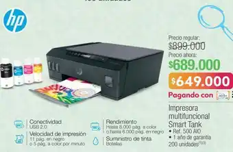 Jumbo Impresora multifuncional smart tank oferta