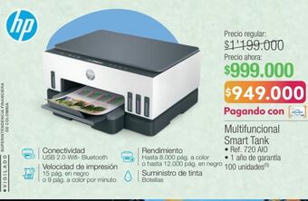 Jumbo Multifuncional smart tank oferta