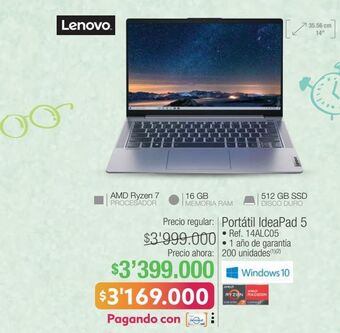 Jumbo Portátil ideapad 5 oferta