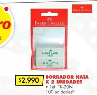 Metro Borrador nata x 2 unidades oferta