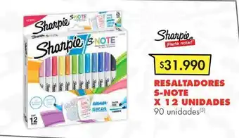 Metro Resaltadores s-note x 12 unidades oferta