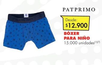 Metro Bóxer para niño oferta