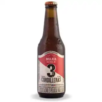 MegaTiendas Cerveza 3 cordilleras mulata x 330 cm3 oferta
