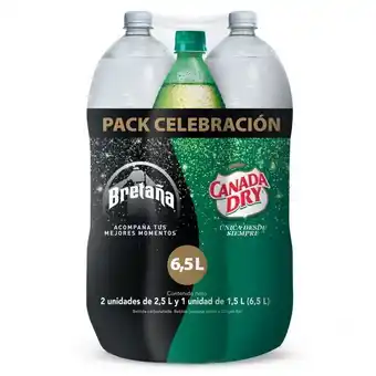 Éxito Bebida gaseosa ginger bretana 3 unidad oferta