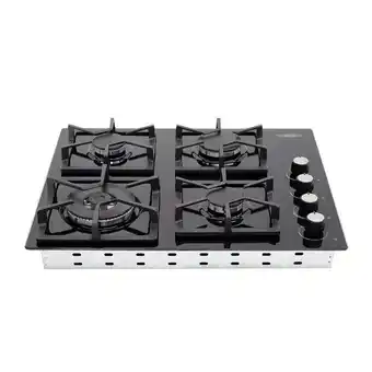 Haceb Estufa de empotrar tandoori cristal 60x51 cm fogón dual gas natural haceb oferta