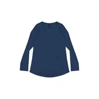 Los Tres Elefantes Camiseta azul oscura manga larga niña oferta