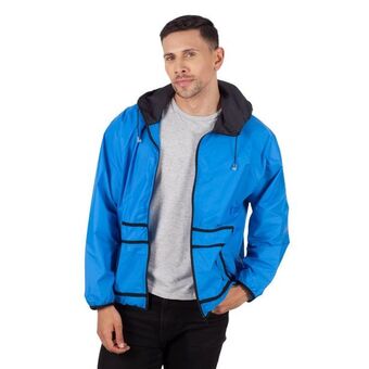 Los Tres Elefantes Chaqueta impermeable azul hombre oferta