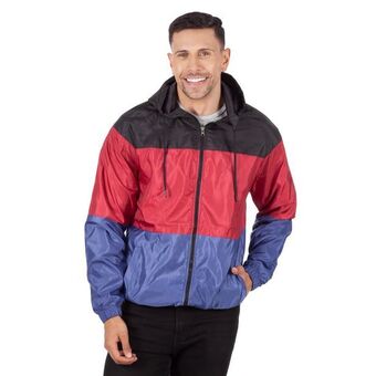 Los Tres Elefantes Chaqueta impermeable negra hombre oferta