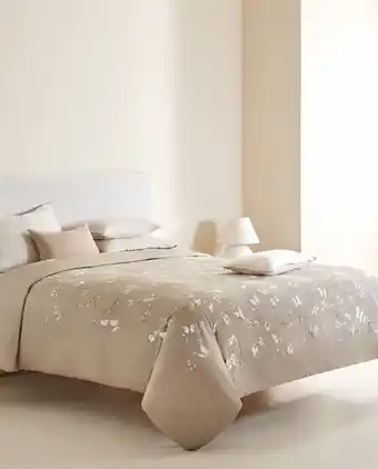 Zara Home Funda nórdica estampado mariposas y flores oferta