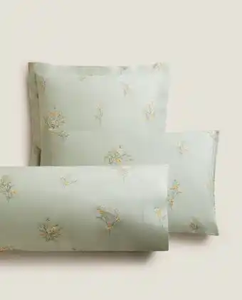 Zara Home Funda de almohada estampado mini bouquet oferta