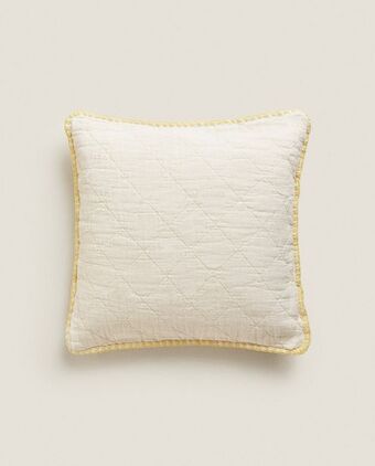 Zara Home Funda de cojín pespunte oferta