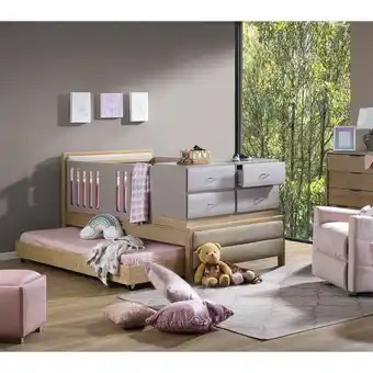 Muebles Jamar Cama cuna 1.00 amoreto marfil, natural oferta
