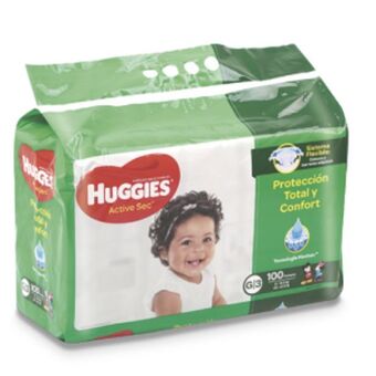 Makro Panal huggies activesec talla g 100u oferta