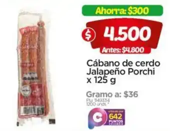 Surtimax Cábano de Cerdo Jalapeño Porchi 125g oferta