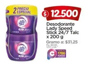 Surtimax Desodorante Lady Speed Stick 24/7 Talc 200g oferta