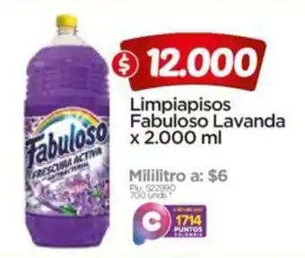 Surtimax Limpiapisos Fabuloso Lavanda 2.000ml oferta