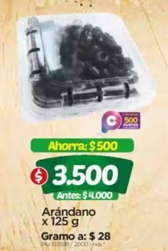 Arándano 125g