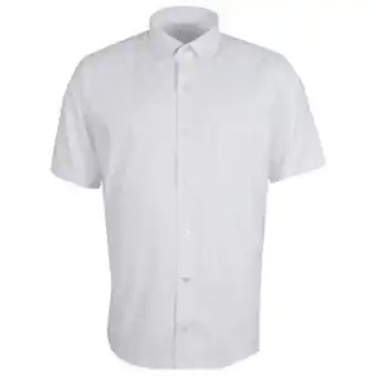 VO5 Camisa manga corta en oxfords silueta regular color blanco oferta