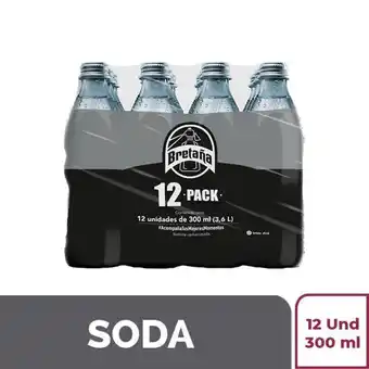 Éxito Precio especial soda x 12 bretana 3600 ml oferta