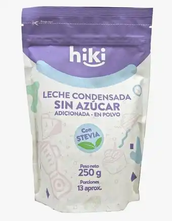 Éxito Leche condensad polvo s/azucar hiki 250 gr oferta