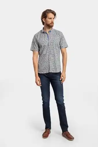 Camisa manga corta flores