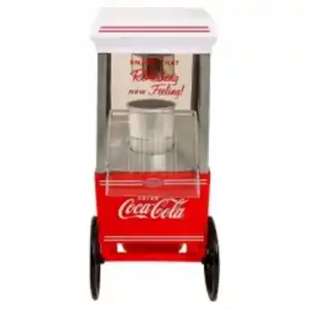 Crispetera coca-cola carrito pequeño nostalgia roja