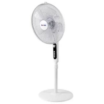Home Sentry Ventilador de pedestal 3 velocidades con timer clark blanco fd40a41 oferta