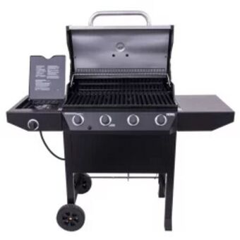 Home Sentry Asador a gas thermos 4 quemadores + lateral lleva gratis roca volcánica oferta