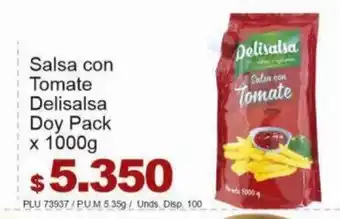 Belalcazar Salsa Con Tomate Delisalsa Doy Pack x 1000g oferta